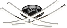 Toolight - Moderné LED stropné svietidlo APP398-C, chrómová, OSW-06914