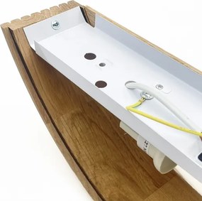 BRILAGI - LED nástenné svietidlo CARVALHO MODERN 1xE27/60W/230V dub