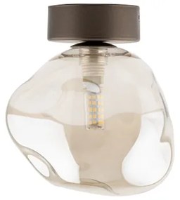 Stropné svietidlo LAVA 1xG9/8W/230V bronzové/dymovo-béžové