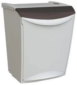 Denox Ekosystem odpadkový kôš na triedený odpad 25 l, sivý - zmes