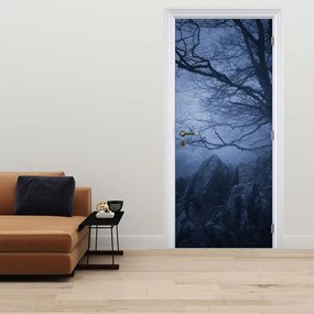 Fototapeta na dvere - Temný les (95x205cm)
