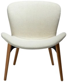 Krémové kreslo z textílie buklé Paragon – DAN-FORM Denmark