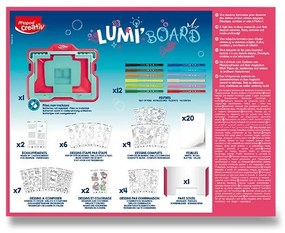 Súprava Maped Lumi Board - tabuľa s podsvietením - morská víla