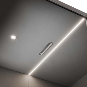 Akustická kancelárska kabína INBOX pre 4 osoby 2200 × 2200 × 1220 mm