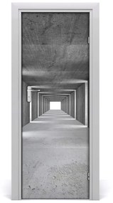 Samolepiace fototapety na dvere betónový tunel 75x205 cm