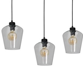 Luster na lanku SANTIAGO 3xE27/60W/230V číra