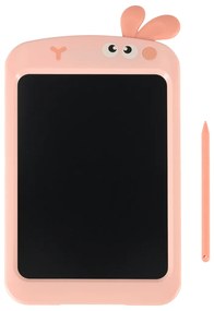 KIK Grafický LCD kresliaci tablet 8,5" so stylusom, ružový zajačik