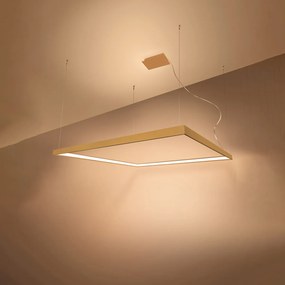 Závesné LED svietidlo Nelya l, 1x LED 70w, 3000k, g