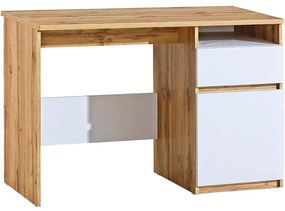 Písací stôl Arca AR7 Dub Wotan/Biely