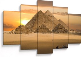 Obraz - Pyramídy (150x105 cm)
