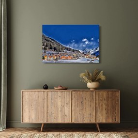 Obraz - Horské mestečko (90x60 cm)