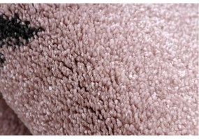 Detský kusový koberec Sloník ružový 120x170cm