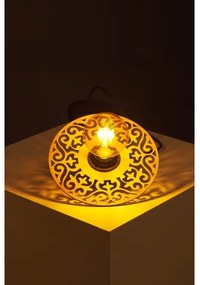 Luster na lanku FALCO 1xE27/60W/230V pr. 20 cm béžová