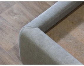 Svetlosivá zamatová čalúnená dvojlôžková posteľ s úložným priestorom s roštom 160x200 cm Jade - Bobochic Paris