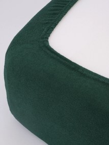 Froté plachta 220 × 200 cm - tmavo zelená