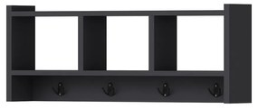 Nástenný vešiak Midnight Anthracite