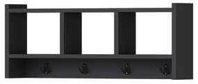 Nástenný vešiak Midnight Anthracite