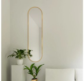 Baltica Design - Nástenné zrkadlo TINY BORDER 155x40 cm zlaté