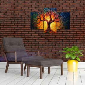 Obraz - Strom života v mozaike (90x60 cm)