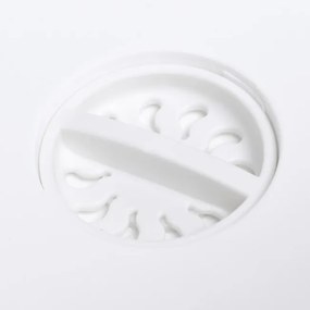 Skladací lavór BRIDA biely / sivý