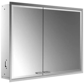 Emco Prestige 2 - Vstavaná zrkadlová skriňa 915 mm široké dvere vpravo bez svetelného systému, zrkadlová 989707104