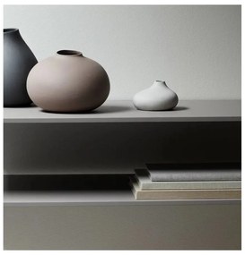 Svetlosivé porcelánové súprava váz 3 ks (výška 9 cm) Nona – Blomus