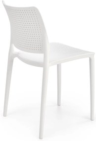 Biela plastová stolička K514
