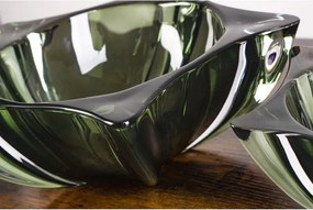 KRIŠTÁĽOVÁ MISKA BOHEMIA YOKO GREEN 305MM