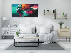 Gario Maľovanie podľa čísel Hlava plná spomienok Rozmery: 40 x 80 cm, Rámovanie: S vnútorným rámom