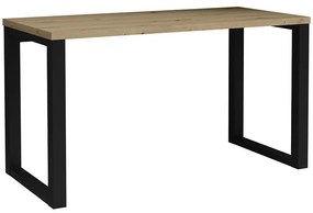 Písací stôl Max dub artisan/čierny