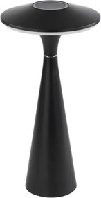 Nabíjacia stolová LED lampa Jason čierna
