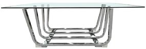 Konferenčný stolík CF60047-A priehľadné sklo