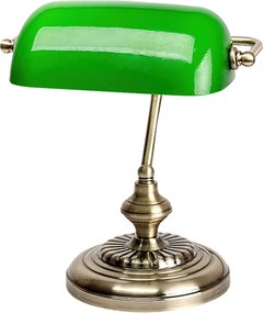 Rabalux BANK stolná lampa 60W/E27/IP20 - bronzová