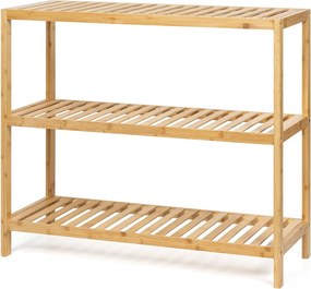 Noela Bambusový regál s 3 policami MONA