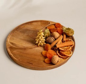 Servírovacia doska LOVDAL so zlatým stromčekom 761980