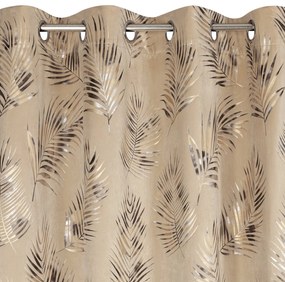 ZATEMŇOVACÍ ZÁVES NA KRÚŽKOCH GLORIA 140X250 CM VZOROVANÁ