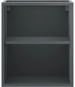 Mexen Box-A, otvorená skrinka s policou 40 cm, grafitová matná, 91AX2-0400-470-0-66