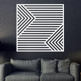 Drevený obraz na stenu s geometrickým dizajnom | SENTOP PR0487