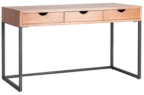 Pracovný stôl lery 132 x 58 cm hnedý MUZZA
