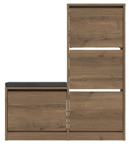 Skrinka na topánky Dora (Hiteak). Akcia -20%. Vlastná spoľahlivá doprava až k Vám domov. 1073142