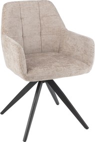 Hnedá jedálenská stolička Louna - 56*58*85 cm