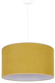 Duolla - Luster na lanku BRISTOL 1xE27/15W/230V pr. 45 cm žltá/biela