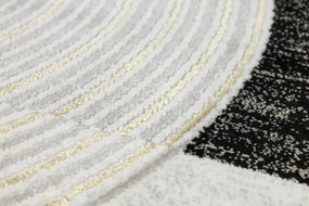 Koberec Kashmir KR235S sivý / čierny