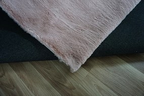 Koberec Cozy 1453 ružový obdĺžnikový – mäkký polyester Rozmer: 40x60 cm