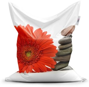 Sablio Sedací vak Gerbera s kameňmi - 150x100 cm