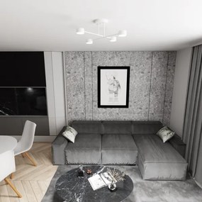 Prisadený luster HALO 4xGX53/10W/230V biela