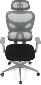Kancelárska stolička sivá KA-K2081 GREY
