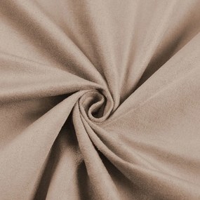 Biante Obdĺžnikový obrus/imitácia brúsenej kože Alcantara ALC-006 Béžový 140x220 cm