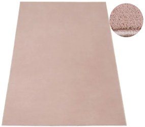 Protišmykový koberec PLUSH ružový