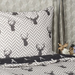 4Home Bavlnené obliečky Reindeer, 140 x 200 cm, 70 x 90 cm